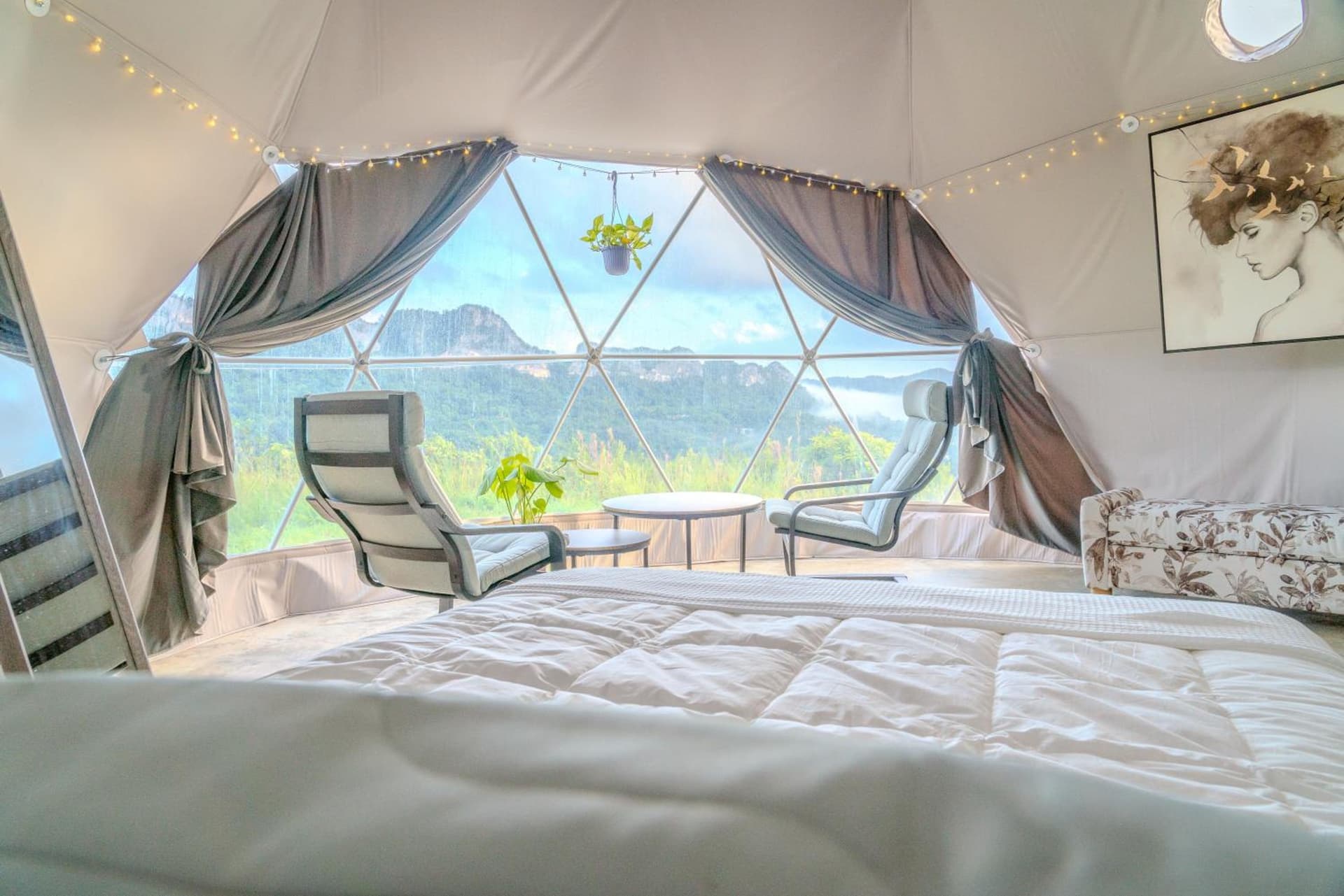 Unique Glamping Experience & Romantic Dome with Nature Escape and River - Photo 9